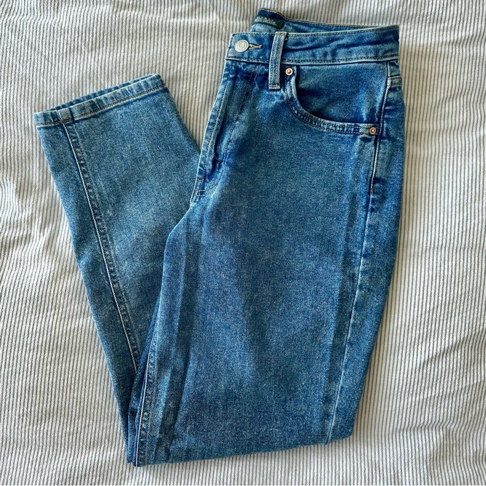 Women’s High-Rise Straight Jeans, Size 4
